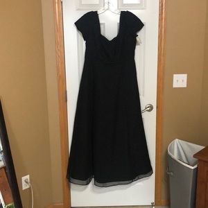 Black formal dress